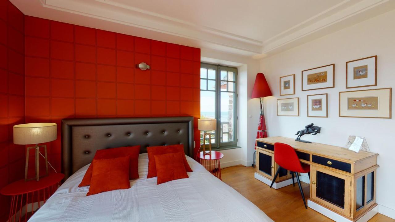 Les Roches Grises, Luxueuse Villa Face Mer, 4Etoiles, Spa Et Jardin Panoramique, Societe La Clef Decamp Granville Kültér fotó