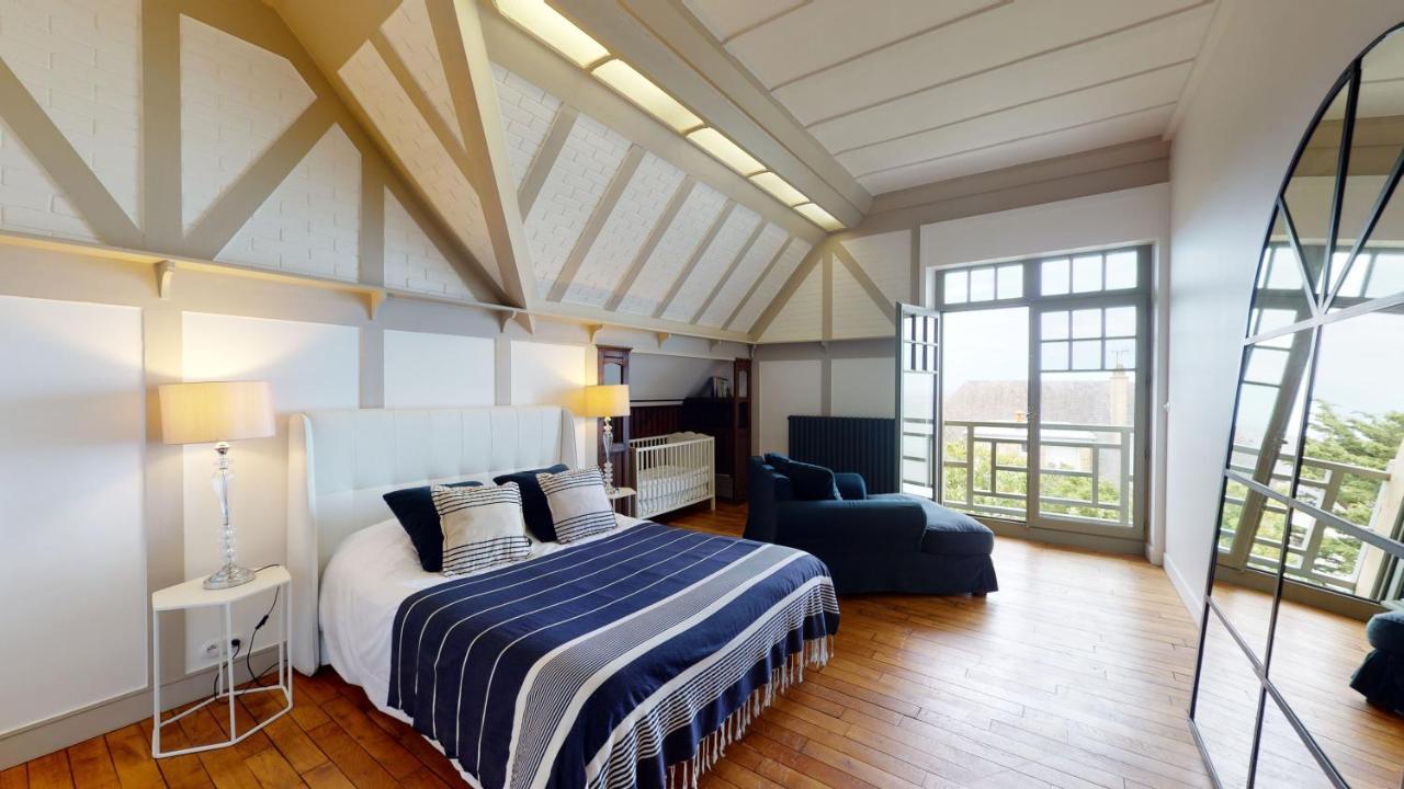 Les Roches Grises, Luxueuse Villa Face Mer, 4Etoiles, Spa Et Jardin Panoramique, Societe La Clef Decamp Granville Kültér fotó
