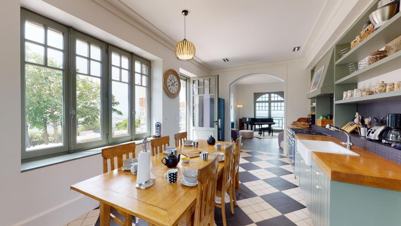 Les Roches Grises, Luxueuse Villa Face Mer, 4Etoiles, Spa Et Jardin Panoramique, Societe La Clef Decamp Granville Kültér fotó