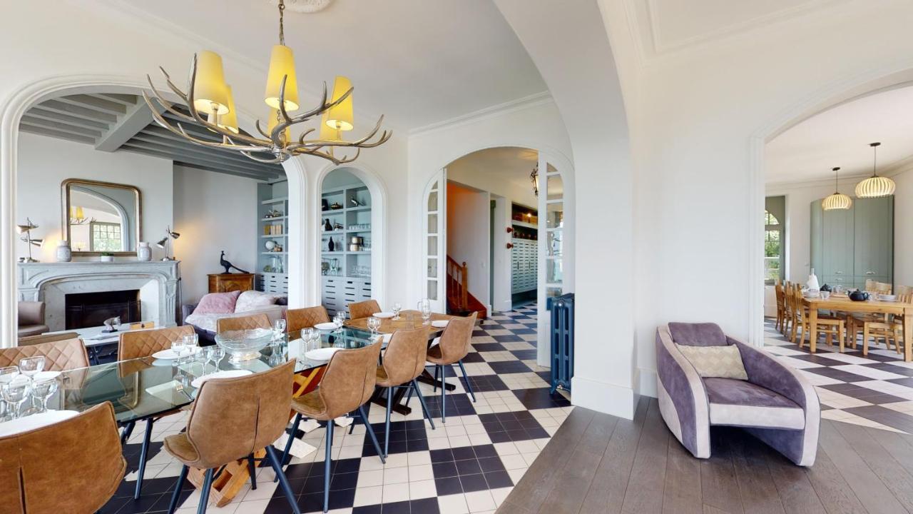 Les Roches Grises, Luxueuse Villa Face Mer, 4Etoiles, Spa Et Jardin Panoramique, Societe La Clef Decamp Granville Kültér fotó