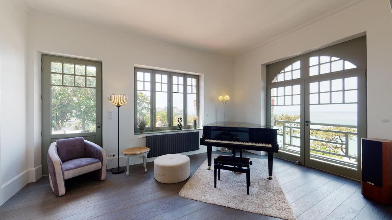 Les Roches Grises, Luxueuse Villa Face Mer, 4Etoiles, Spa Et Jardin Panoramique, Societe La Clef Decamp Granville Kültér fotó