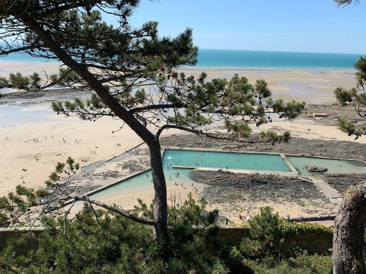 Les Roches Grises, Luxueuse Villa Face Mer, 4Etoiles, Spa Et Jardin Panoramique, Societe La Clef Decamp Granville Kültér fotó