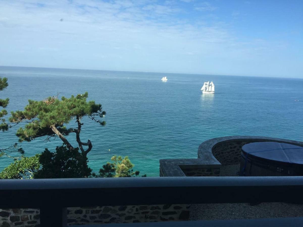 Les Roches Grises, Luxueuse Villa Face Mer, 4Etoiles, Spa Et Jardin Panoramique, Societe La Clef Decamp Granville Kültér fotó