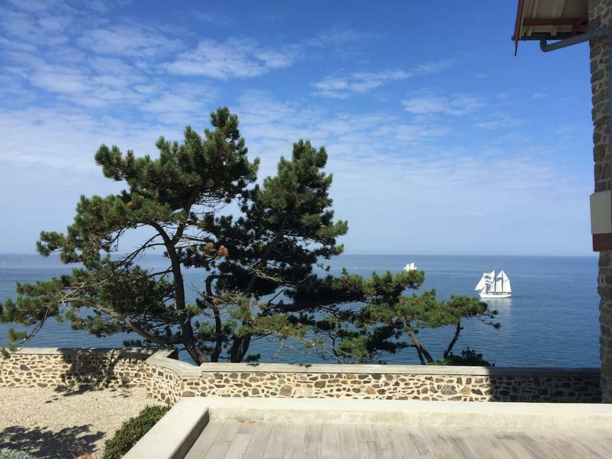Les Roches Grises, Luxueuse Villa Face Mer, 4Etoiles, Spa Et Jardin Panoramique, Societe La Clef Decamp Granville Kültér fotó