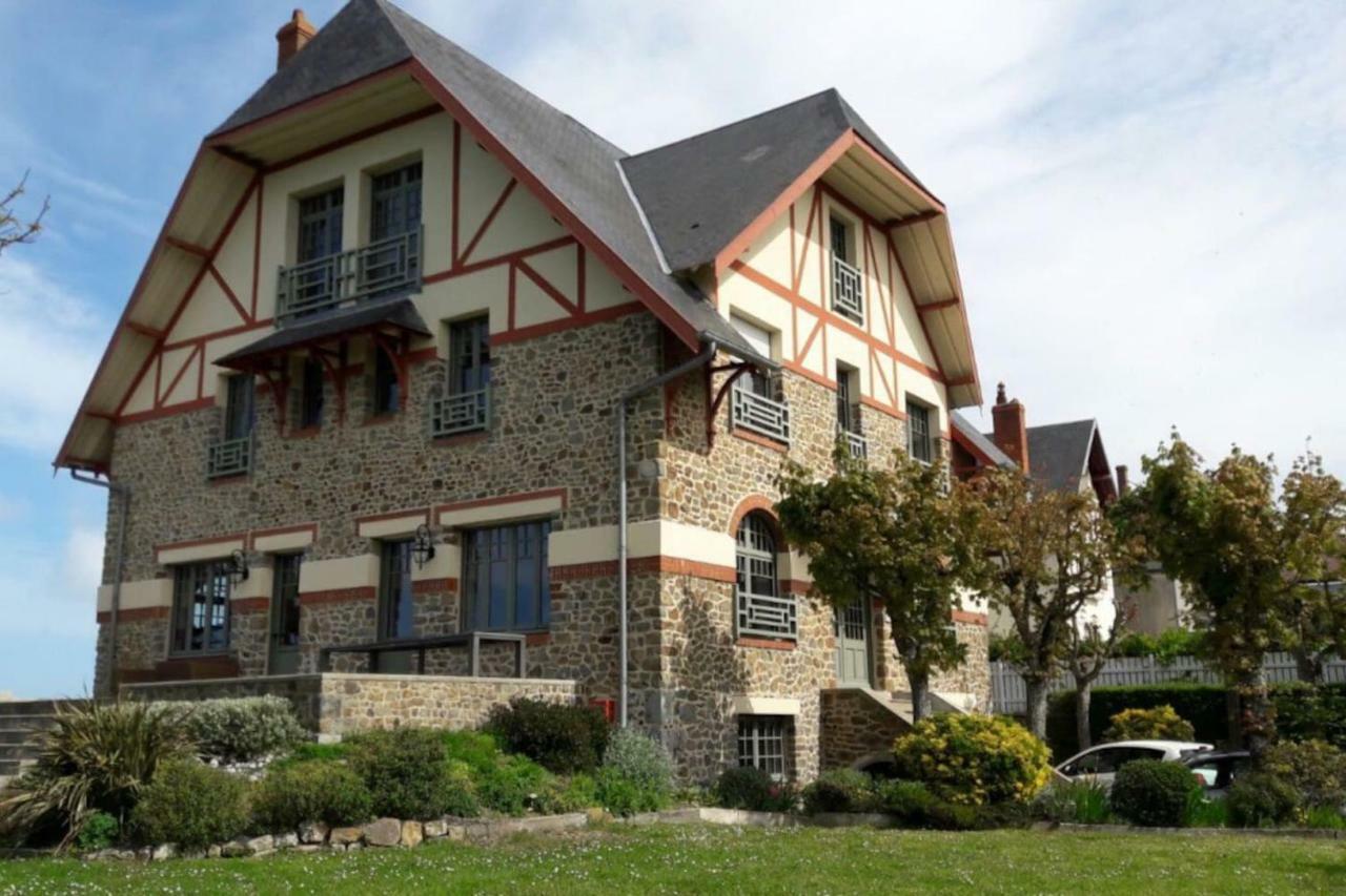 Les Roches Grises, Luxueuse Villa Face Mer, 4Etoiles, Spa Et Jardin Panoramique, Societe La Clef Decamp Granville Kültér fotó